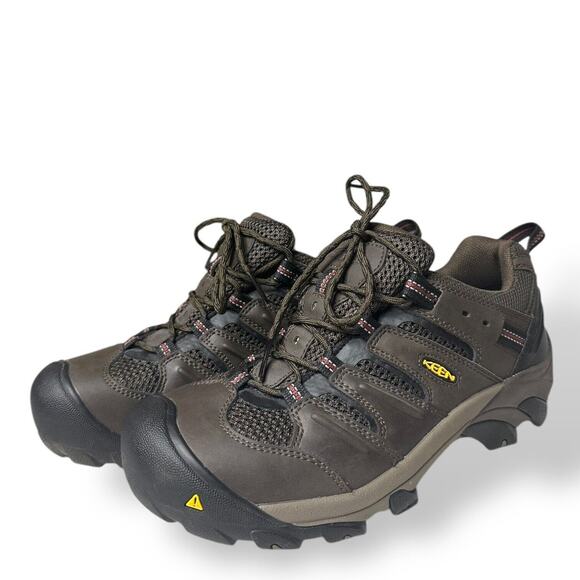 Keen Boots Lansing Low Steel Toe Electrical Hazard Work Shoes Leather Size 9D - Picture 1 of 16